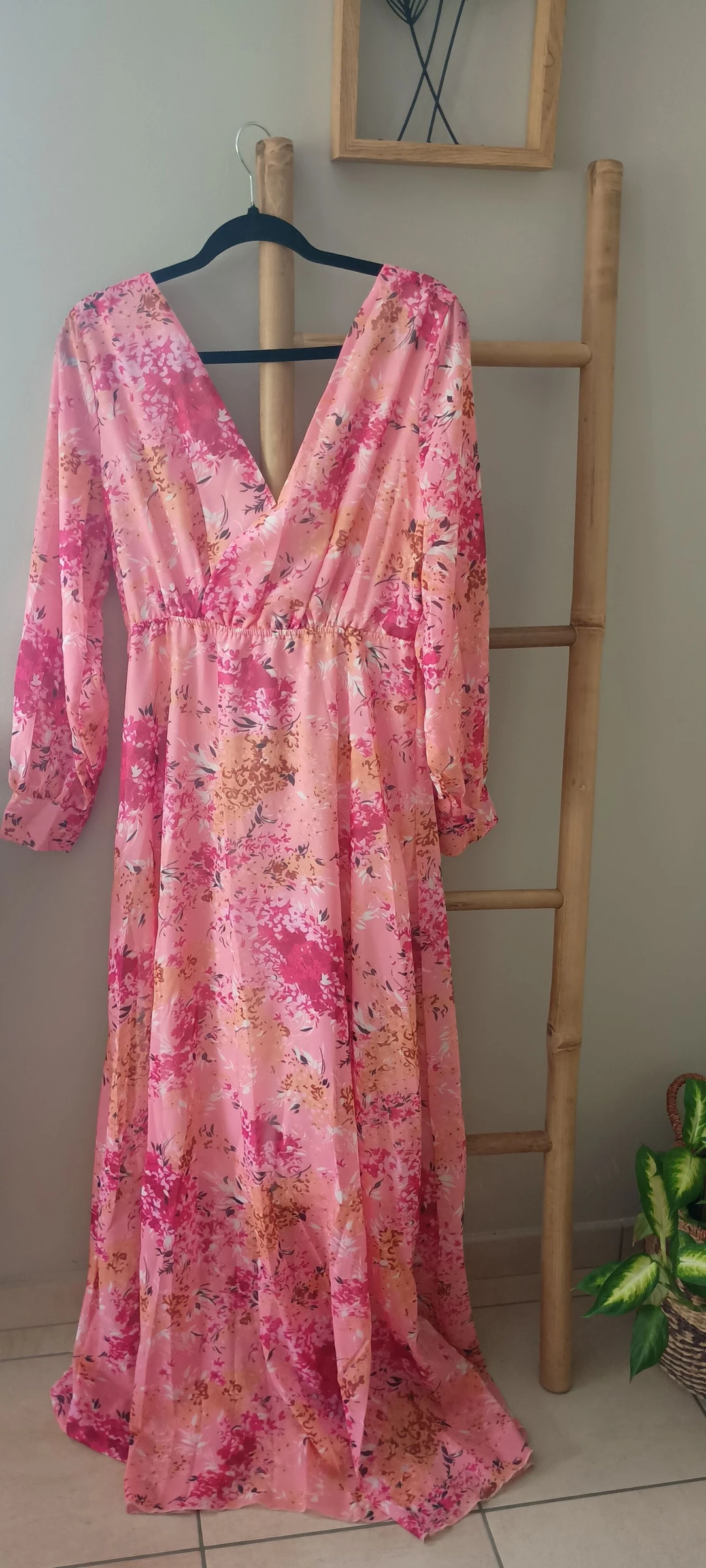 Bohemian floral maxi dress. Size S – photo 3